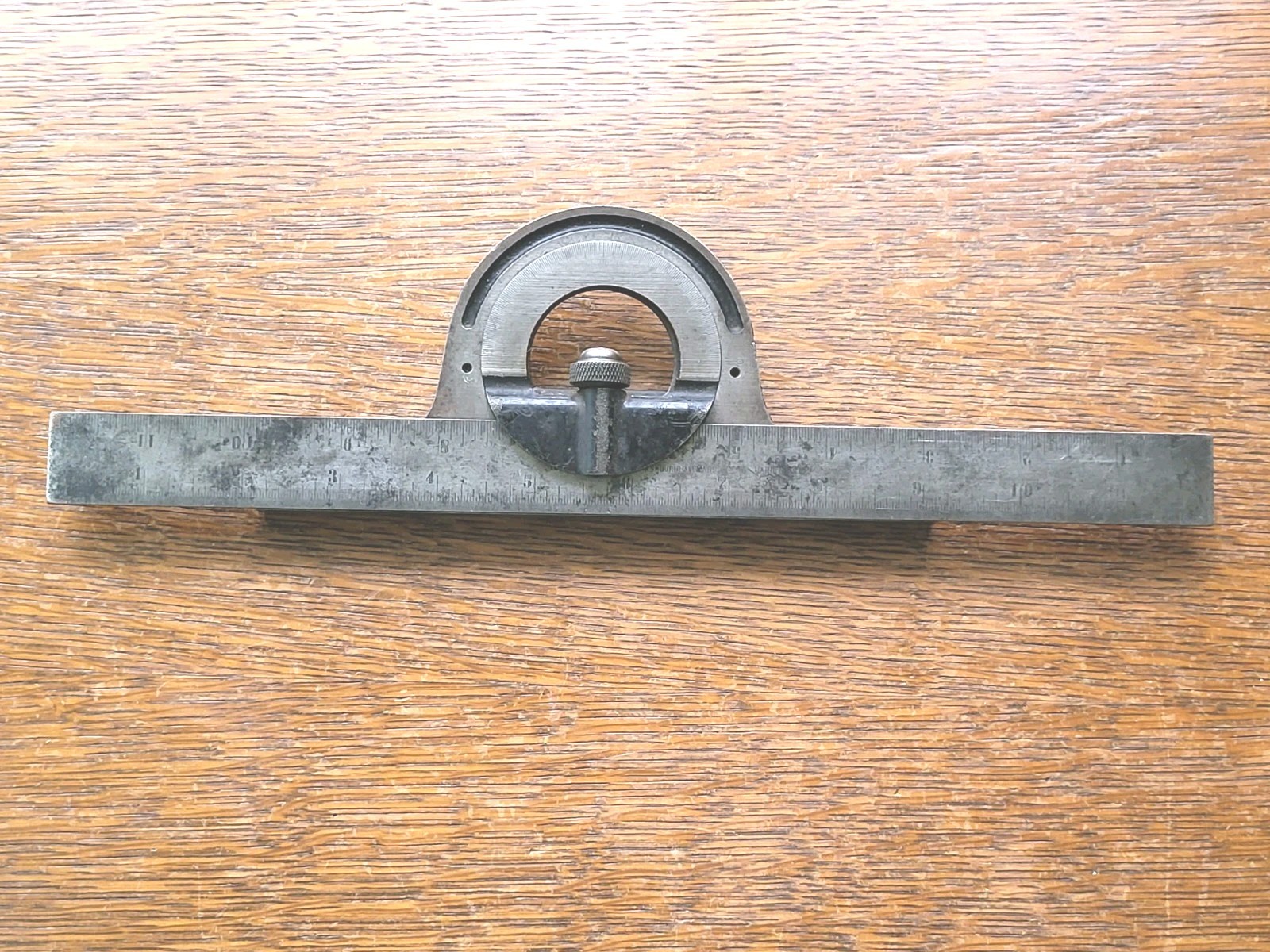 Antique Protractor Head w/Sawyer Tool Mfg. Co. Ashburnham, Mass. No. 4 12\