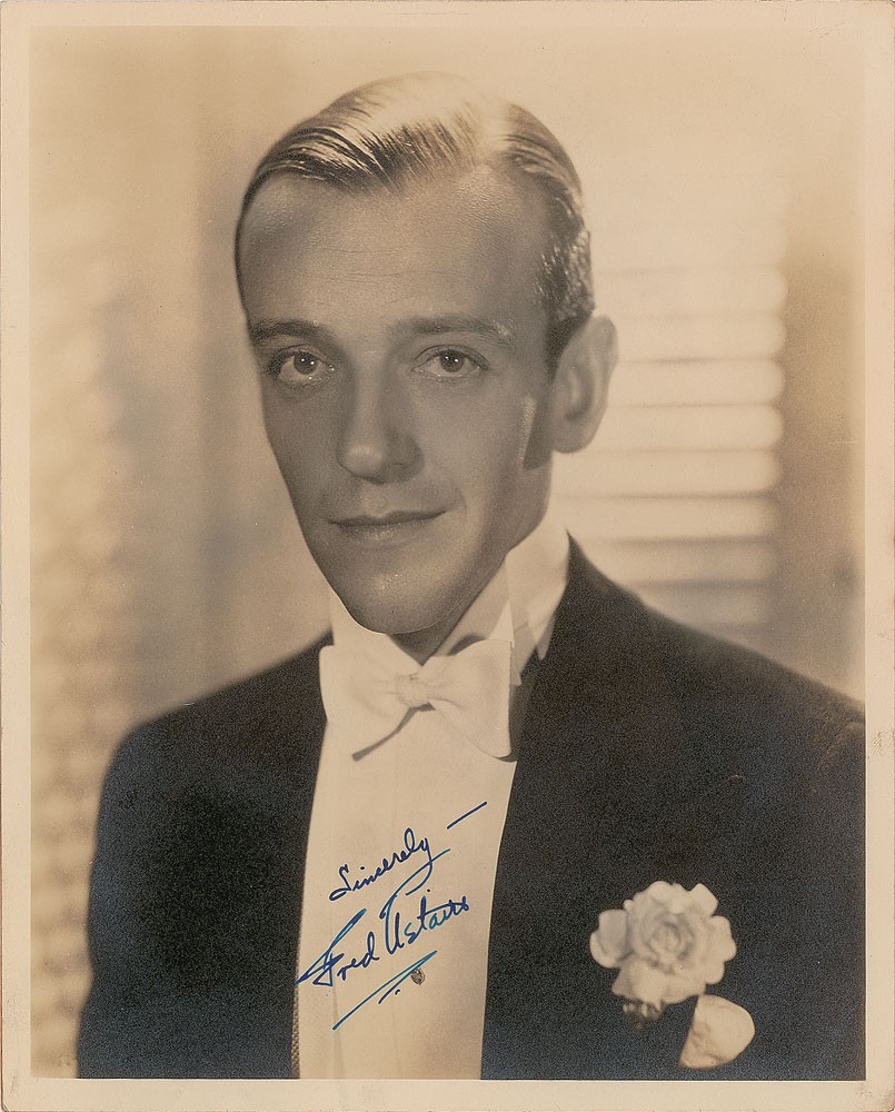 Fred Astaire 8x10 Photo Reprint Celebrity Photo Vintage Facsimile Autograph