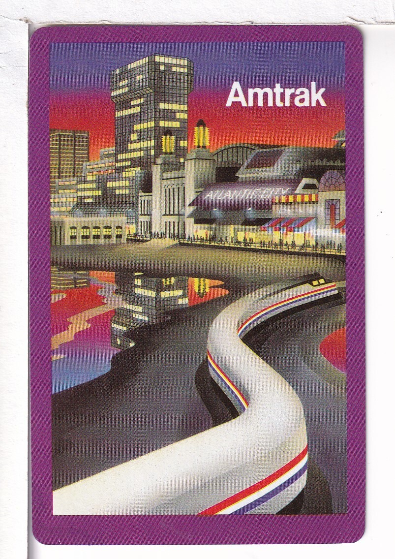Single Railroad Playing Card \