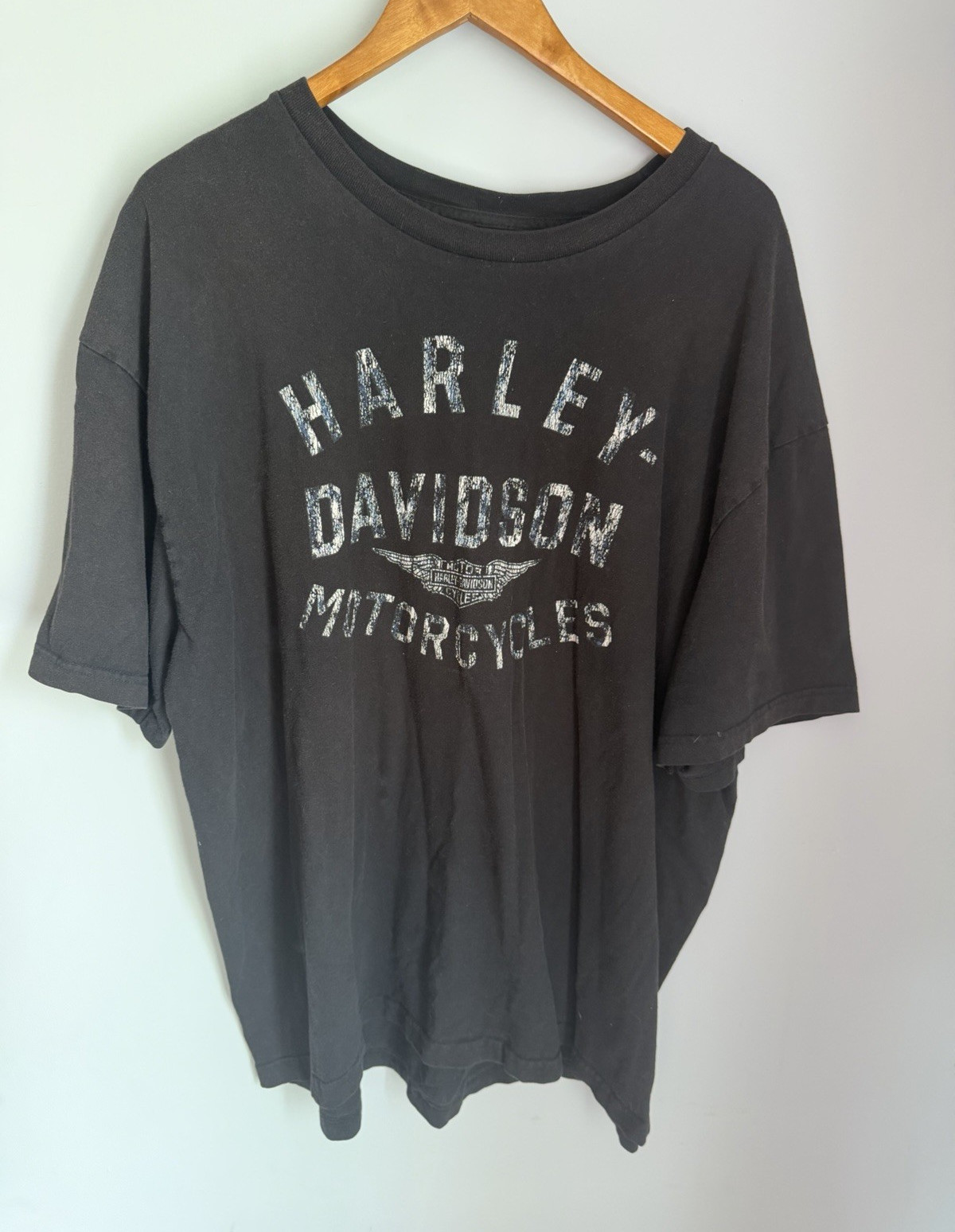 Vintage Harley Davidson black double sided graphic T shirt in size 3XL. 