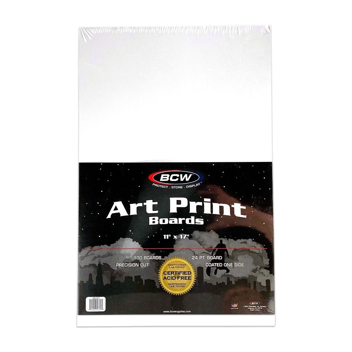 BCW 11x17 Art Print Backing Boards For Playbills / Posters PVC Free Archival