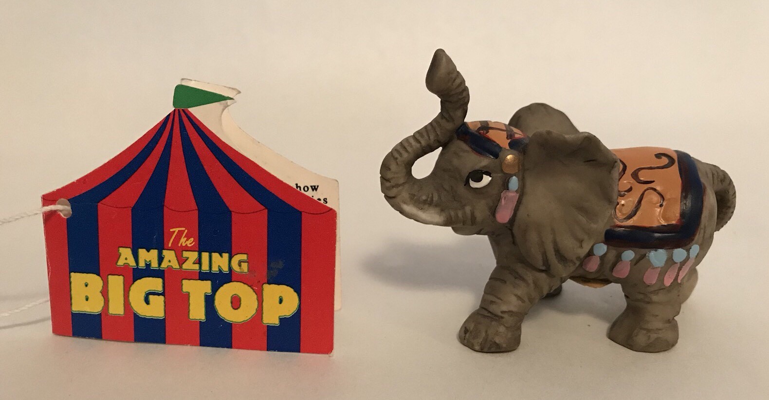 Papel Giftware The Amazing Big Top Elephant Figurine w/ Hangtag Circus 2\