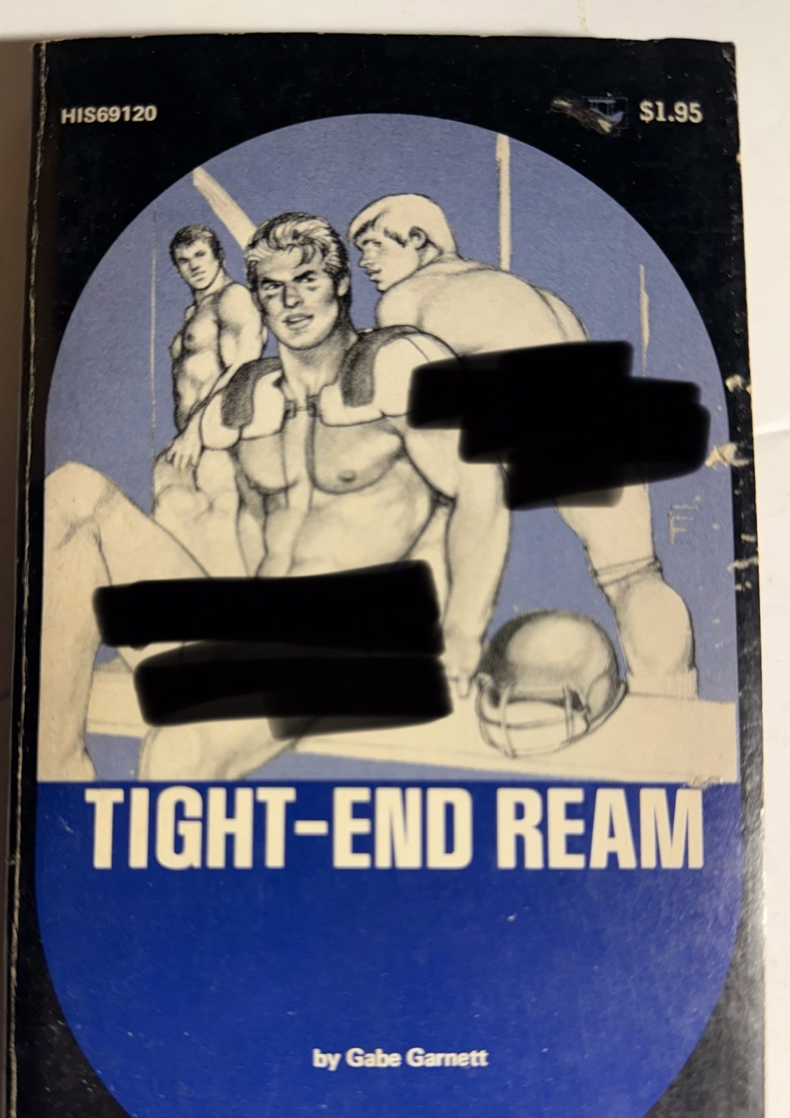 TIGHT-END TEAM- 1974 GABE GARNETT  -SURREY HIS69 VINTAGE PULP NOVEL GAY INTEREST