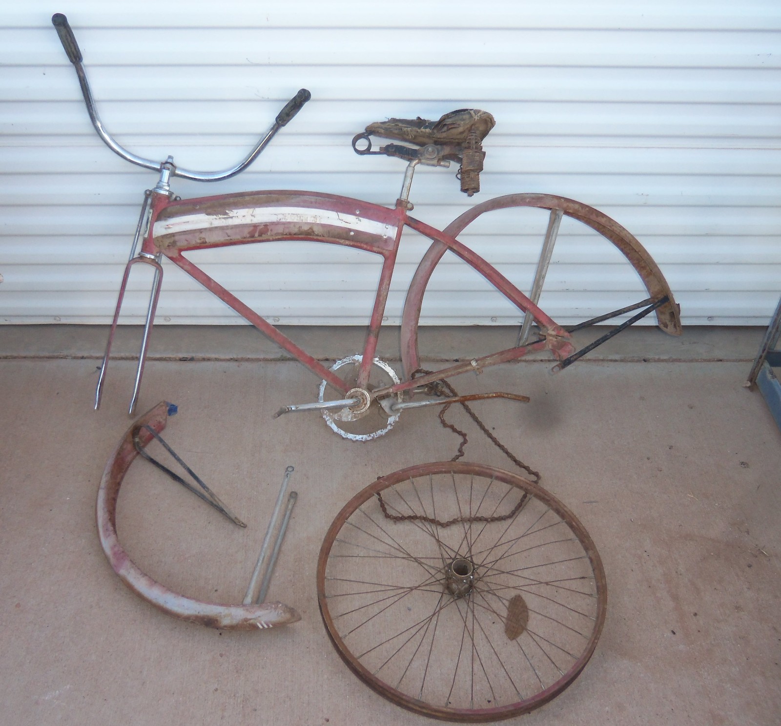 Vintage Firestone Flying Ace  Bicycle 4 Restoration