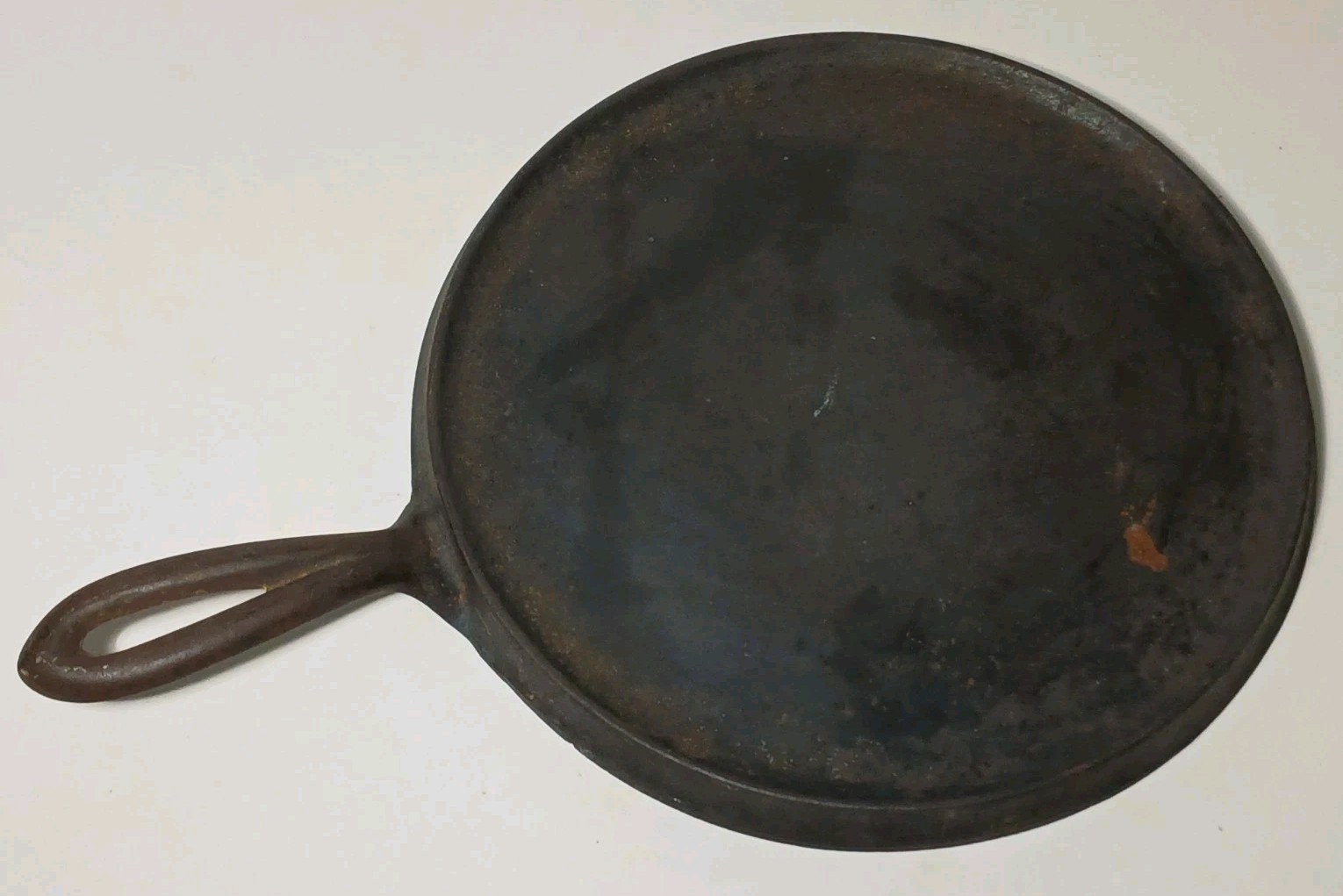 1891 - 1910 Early Antique Vintage Wagner Arc Star Logo No. 8 Cast Iron Griddle
