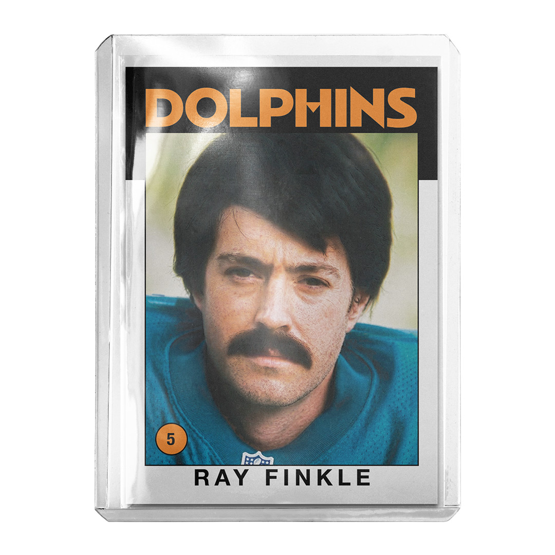 Custom Ray Finkle Miami Dolphins Ace Ventura Novelty 1986 Football Card