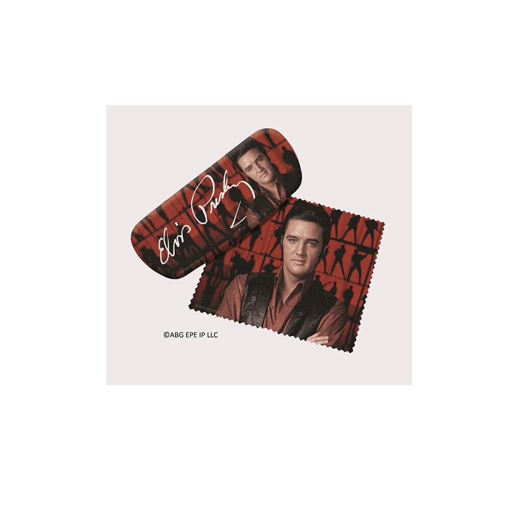 Spoontiques Elvis Red Eyeglass Case Plush 6 Inch Standard Functional Backpack
