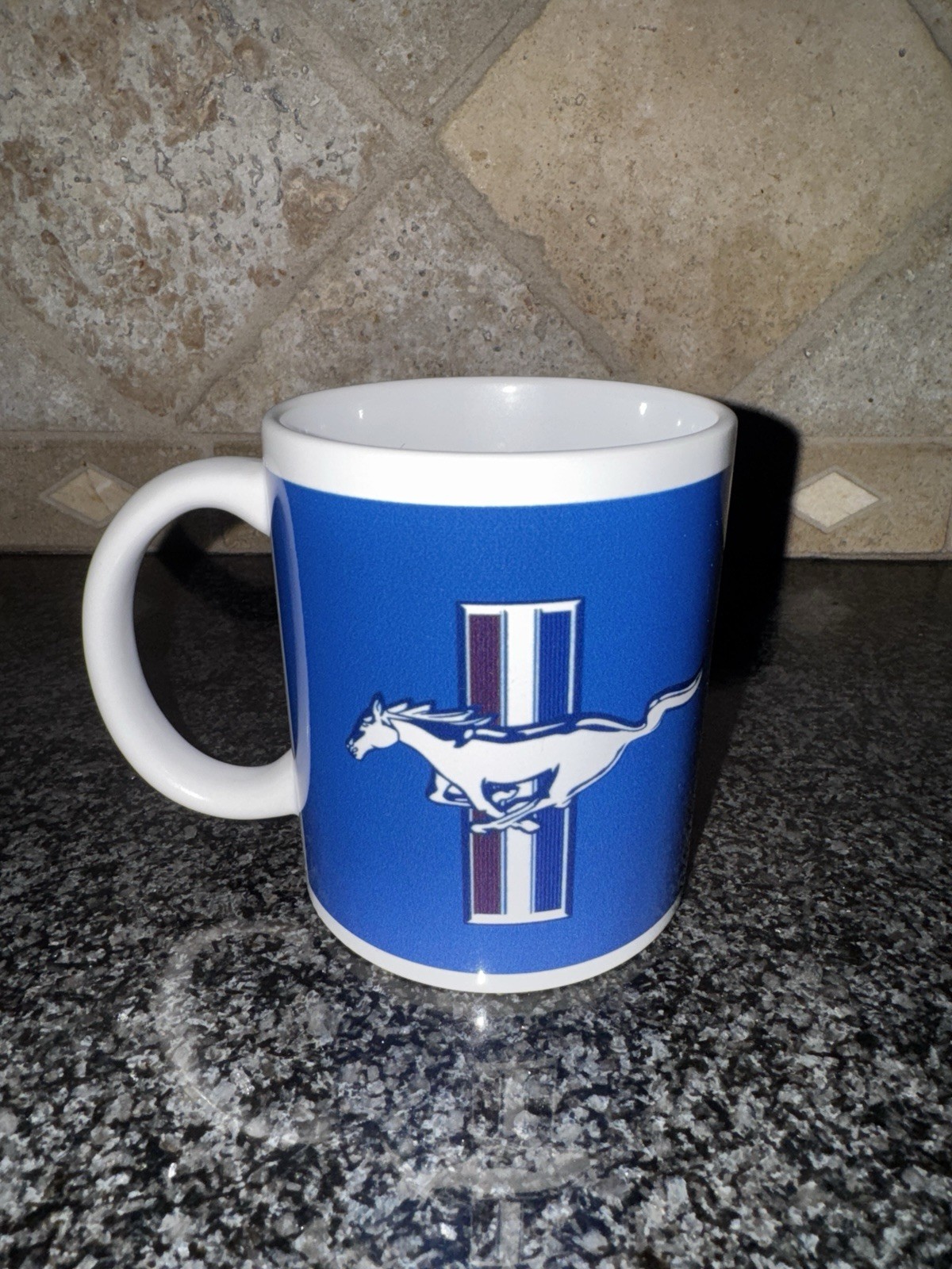 Ford Mustang Logo Licensed Ceramic Coffee Mug 11 oz.