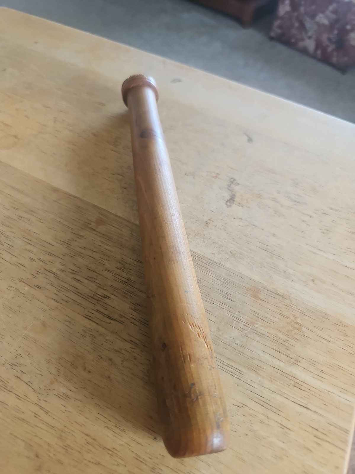 Vintage Wooden Fishing Club, Billy Club, Fish Wacker, Mini Bat 10.75