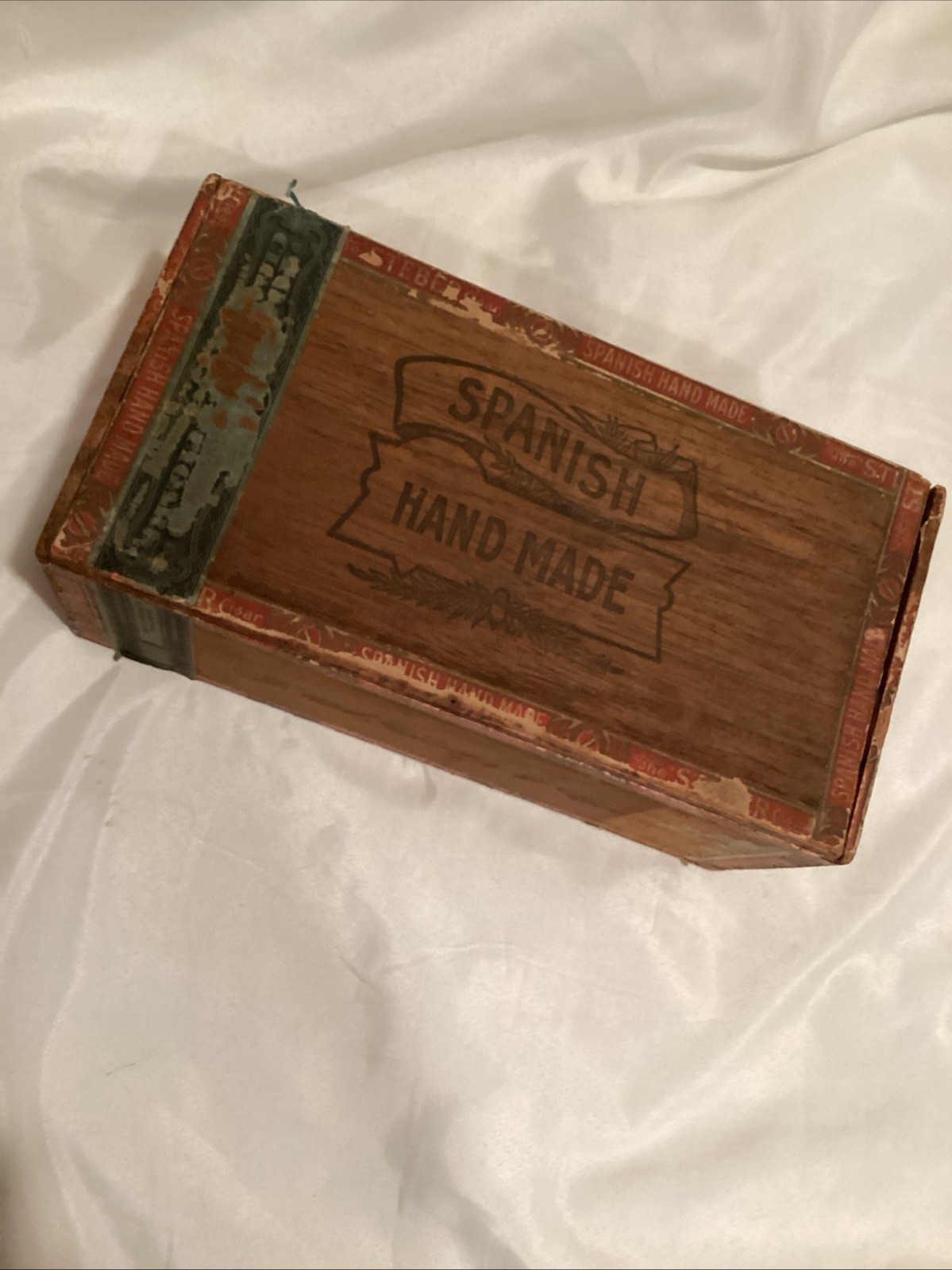Antique F.A. Steber & Co. Wood Cigar Box Warren, PA. W/ 1910 Tax Stamp Hand Made Antique F.A. Steber & Co. Wood Cigar Box Warren, PA. W/ 1910 Tax Stamp Hand Made