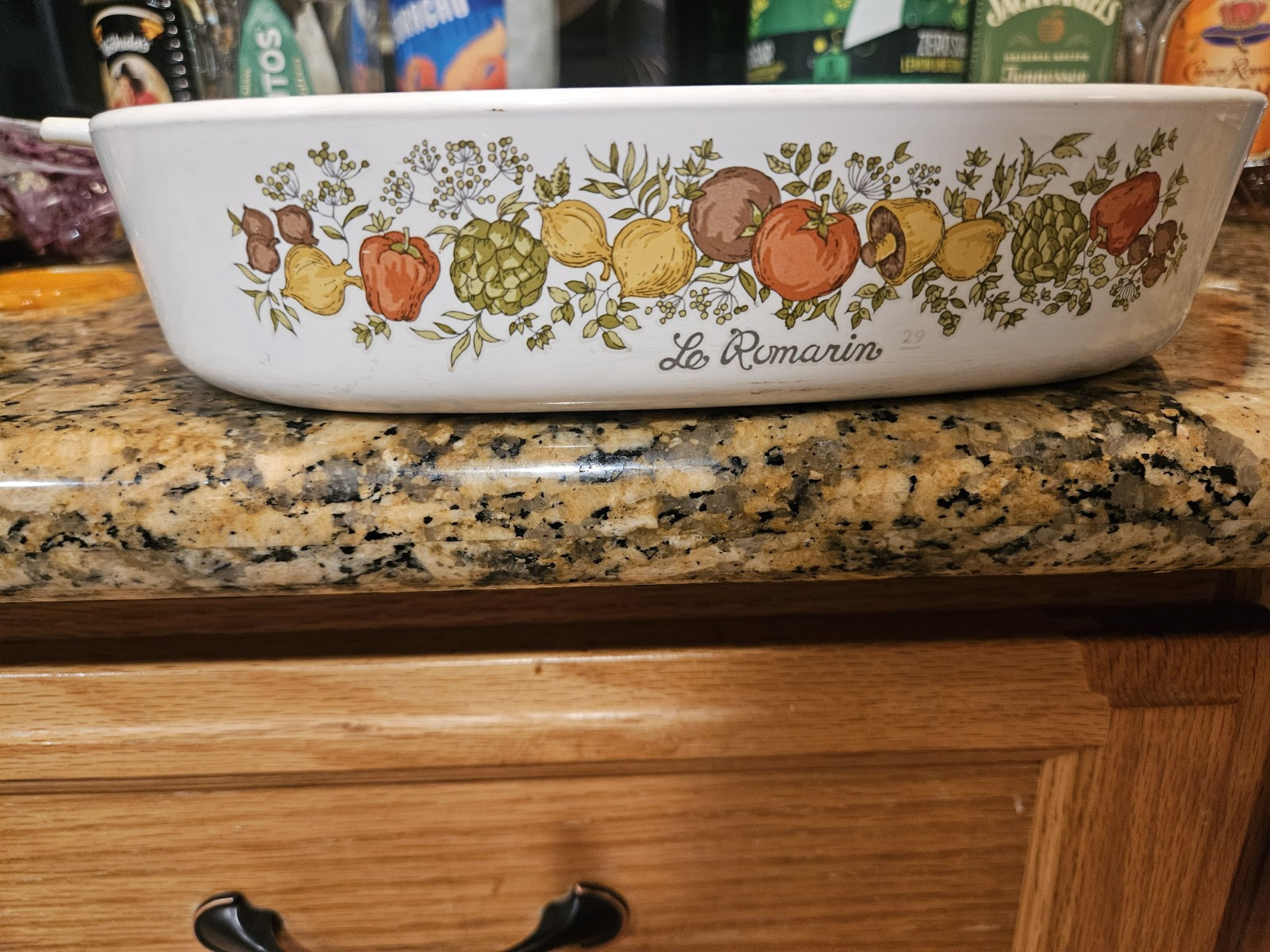 Corning Ware Spice Of Life Le Romarin A-10-B Casserole Rare Vintage