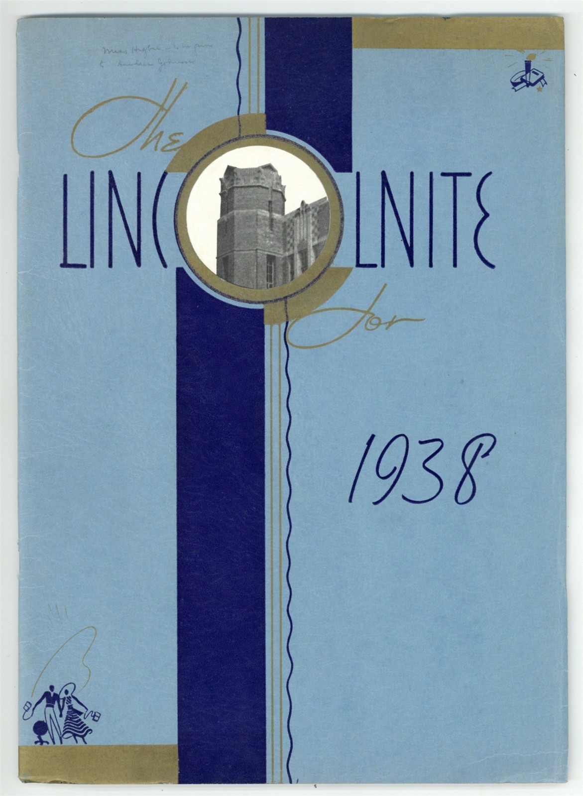 Lincoln Nites High School 1938 African American Kansas City MO Yearbook Black 