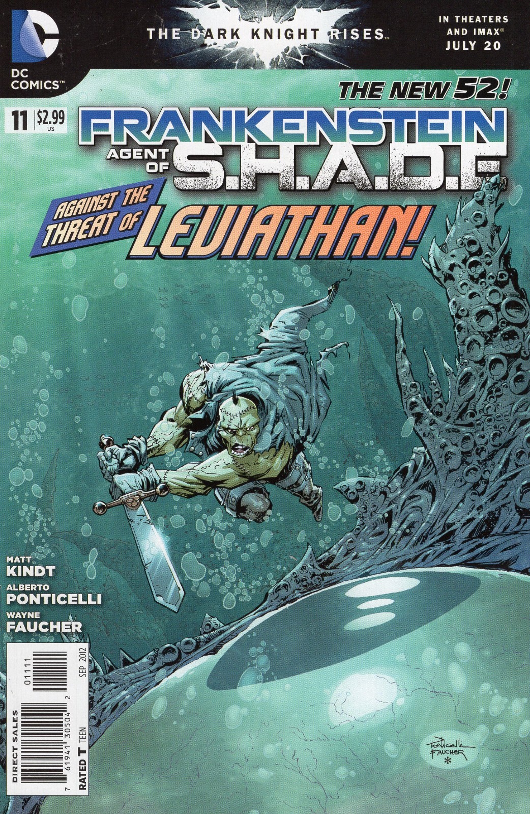 Frankenstein Agent of S.H.A.D.E. #11 DC Comics 2012 NM+