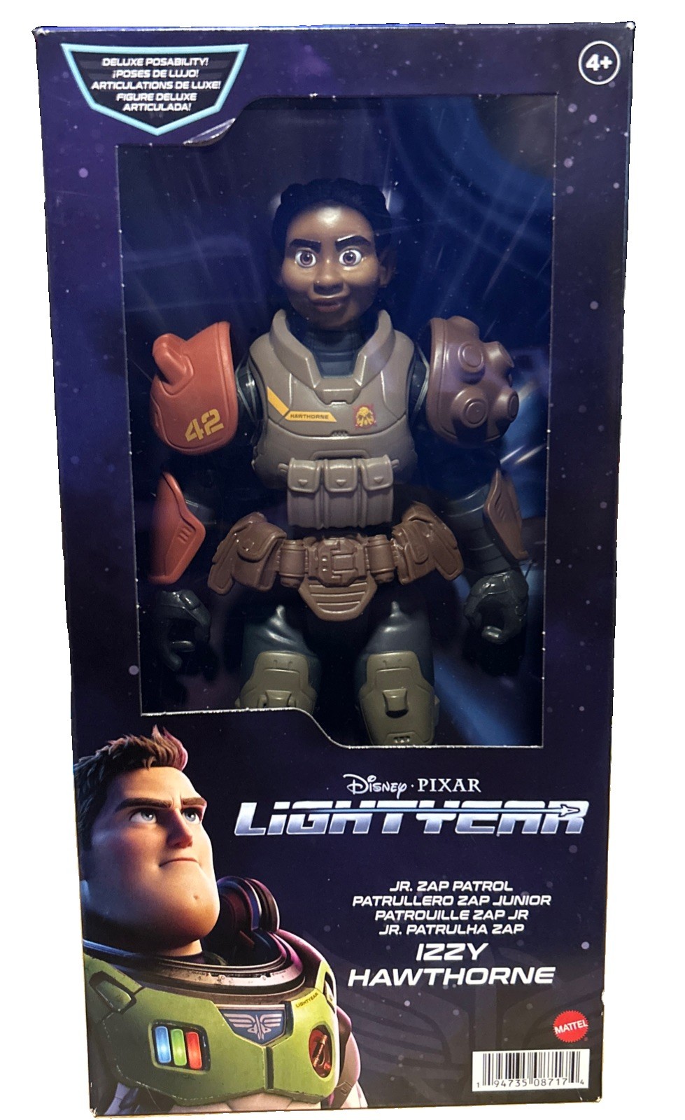 Disney Pixar 2021 Mattel Lightyear Izzy Hawthorne   Figure 12’ Sealed