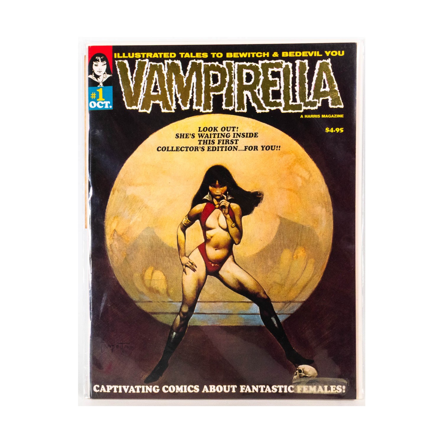 Harris Pub Vampirella C  Vampirella 1st Series #1 (Commemorative Gold Repri EX