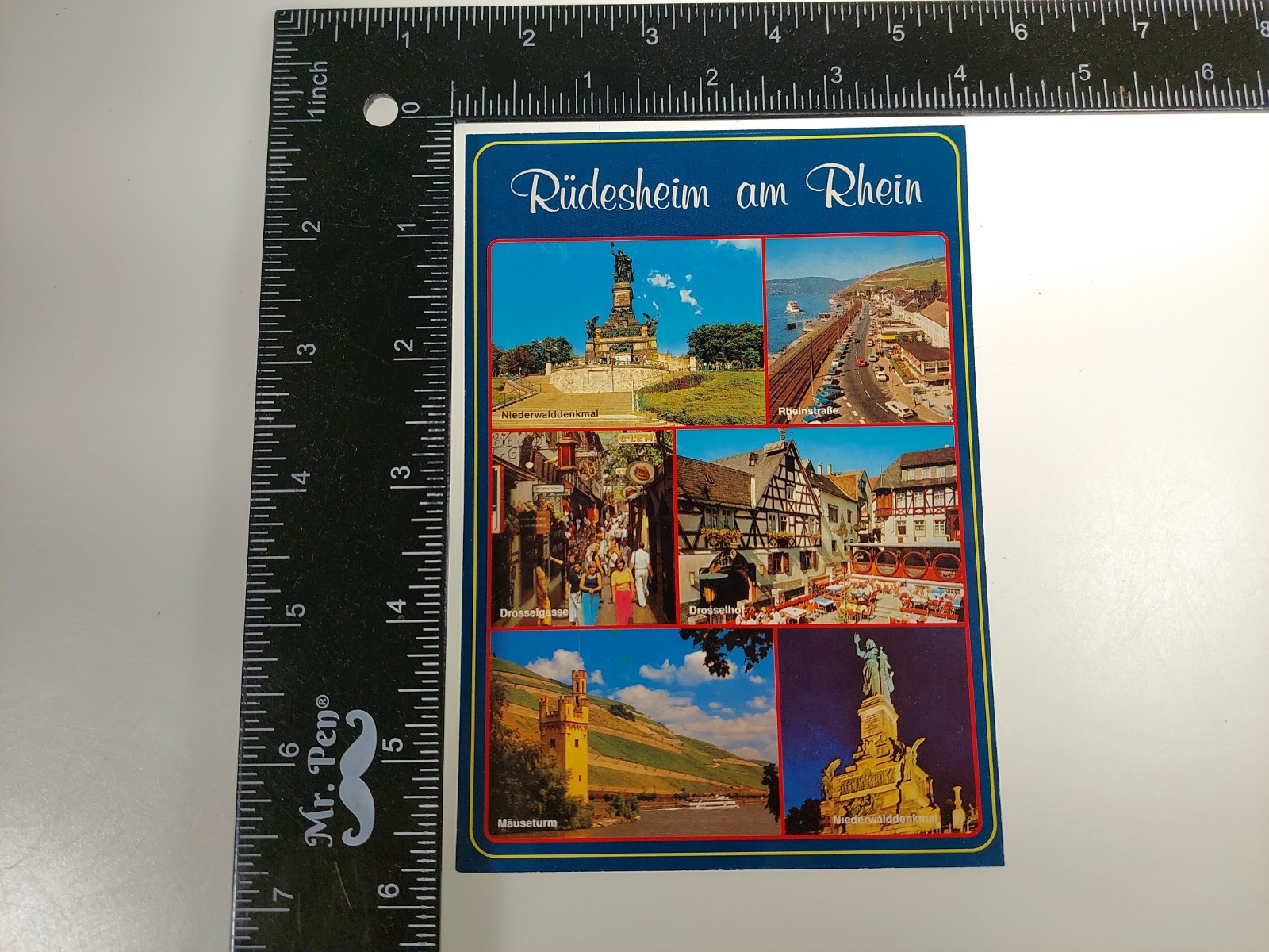 Rudesheim am Rhein Germany multi-view  Postcard