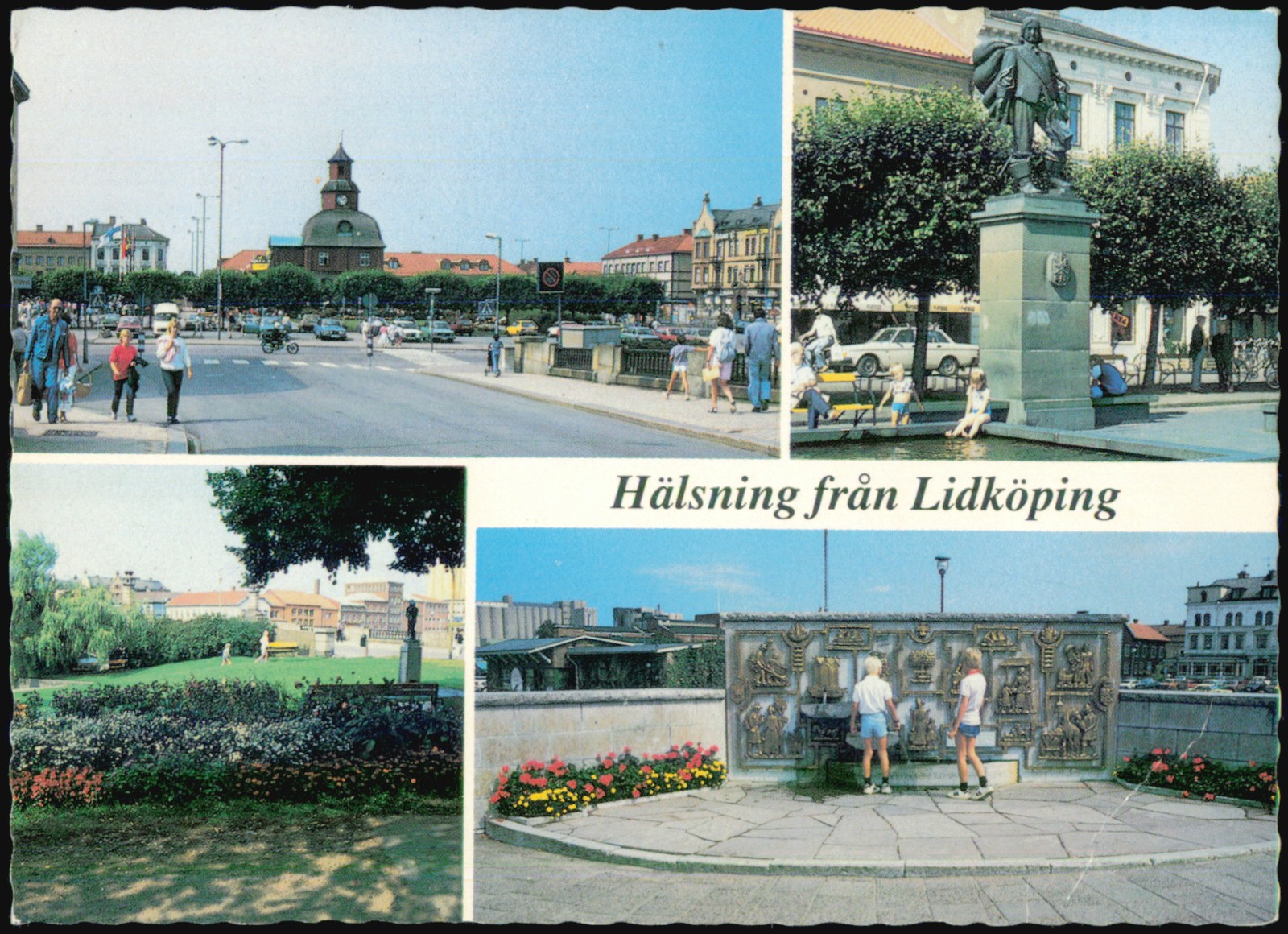 Ingmar Hansson Lidkoping, Sweden Halsning fran Lidkoping, Multi-View Vintage