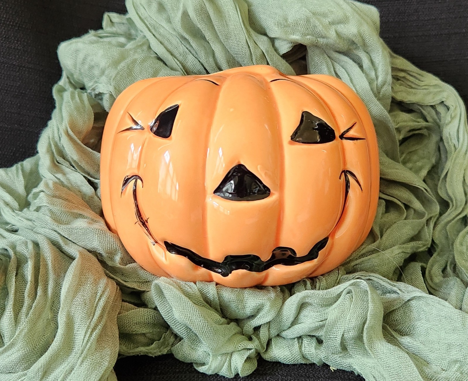 Vintage Inarco Pumpkin Planter 4.5\ Vintage Inarco Pumpkin Planter 4.5\