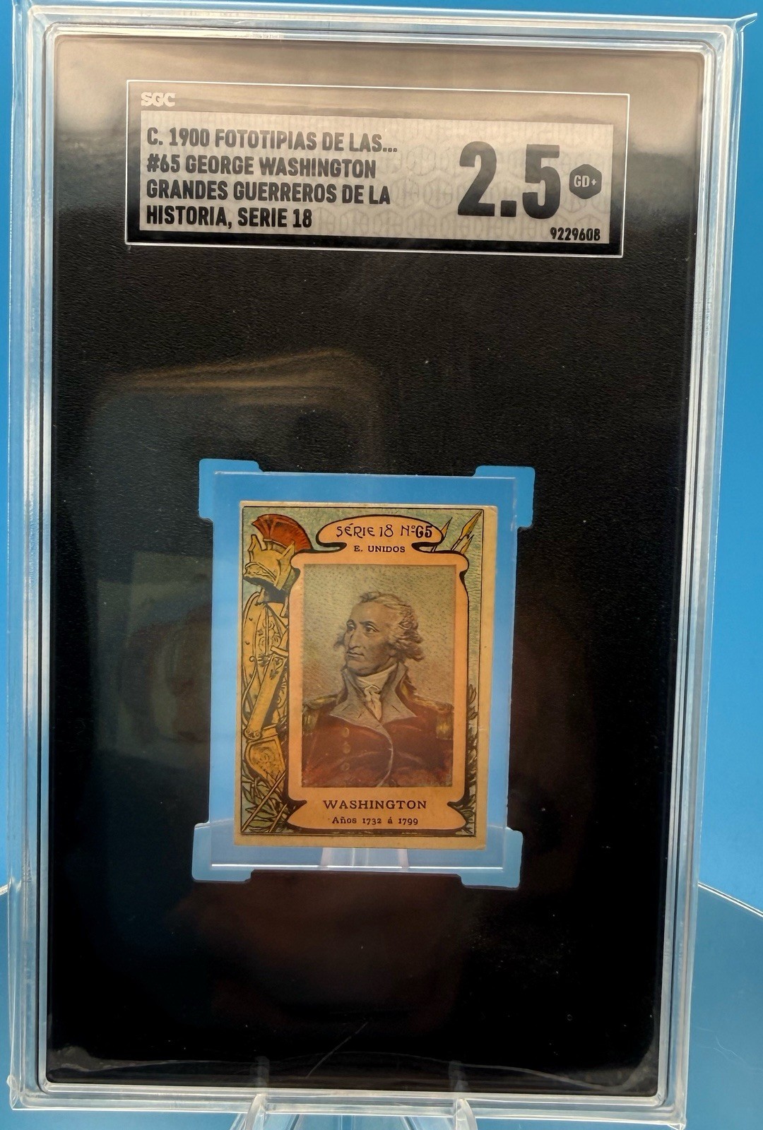 1900 Fototipias President George Washington SGC 1 Serie 18 #65 General George