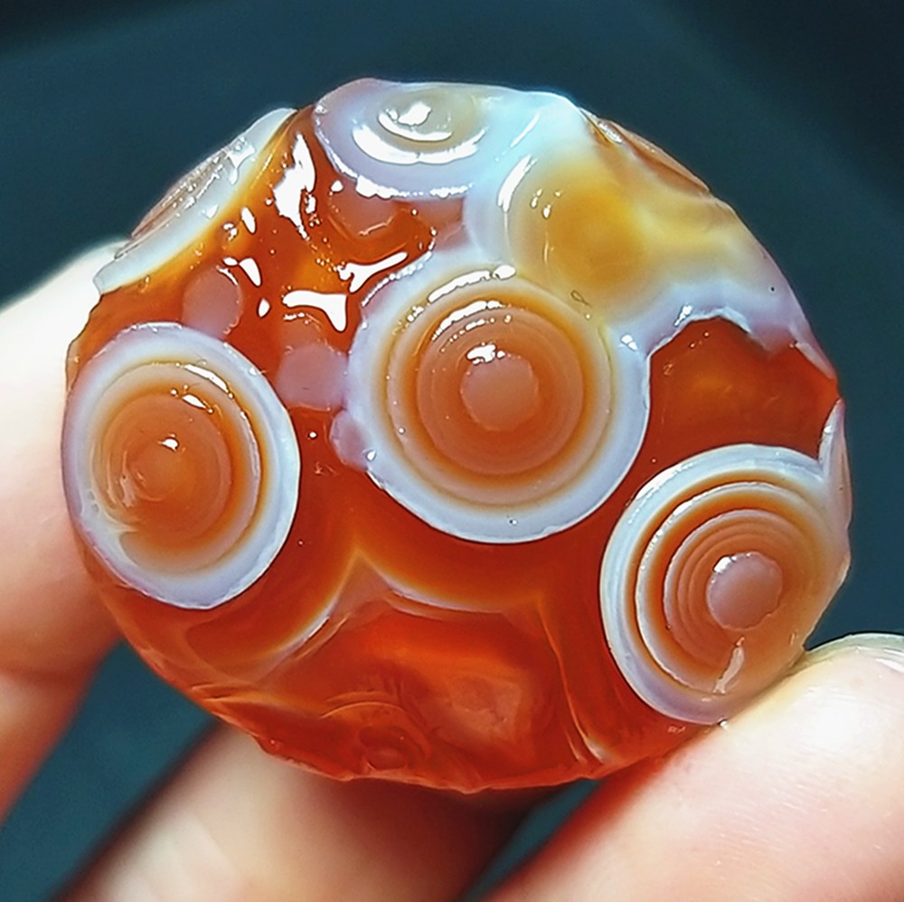 Rare 17G Natural Gobi Agate Eyes Agate/stone Madagascar C1288