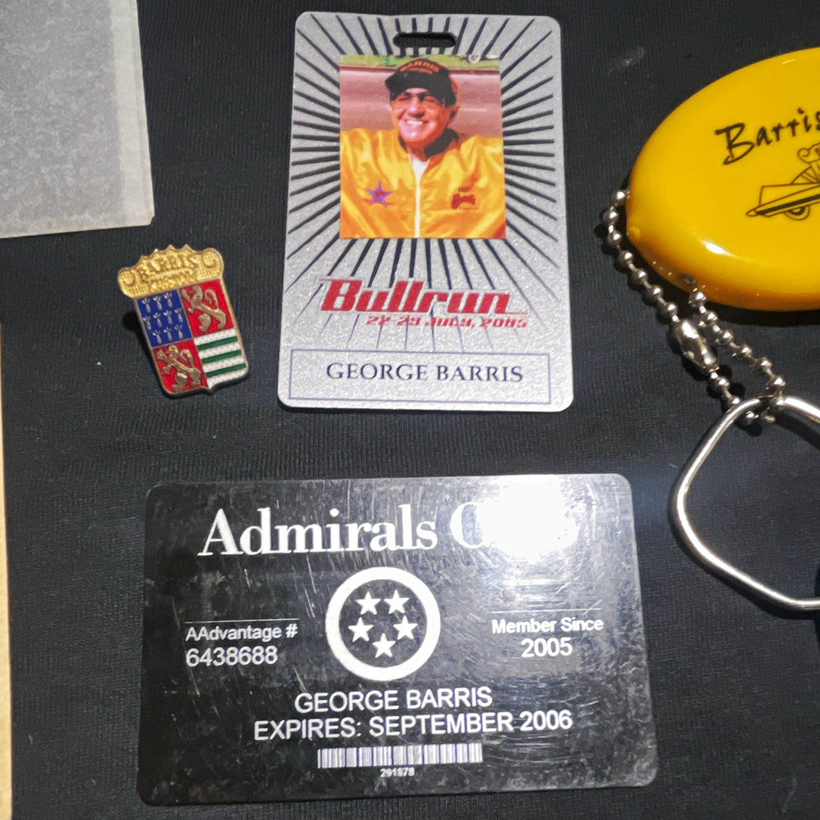 George Barris Personal Memorabilia- Personal ID Badges, Pin, Vntg Photo Negative George Barris Personal Memorabilia- Personal ID Badges, Pin, Vntg Photo Negative