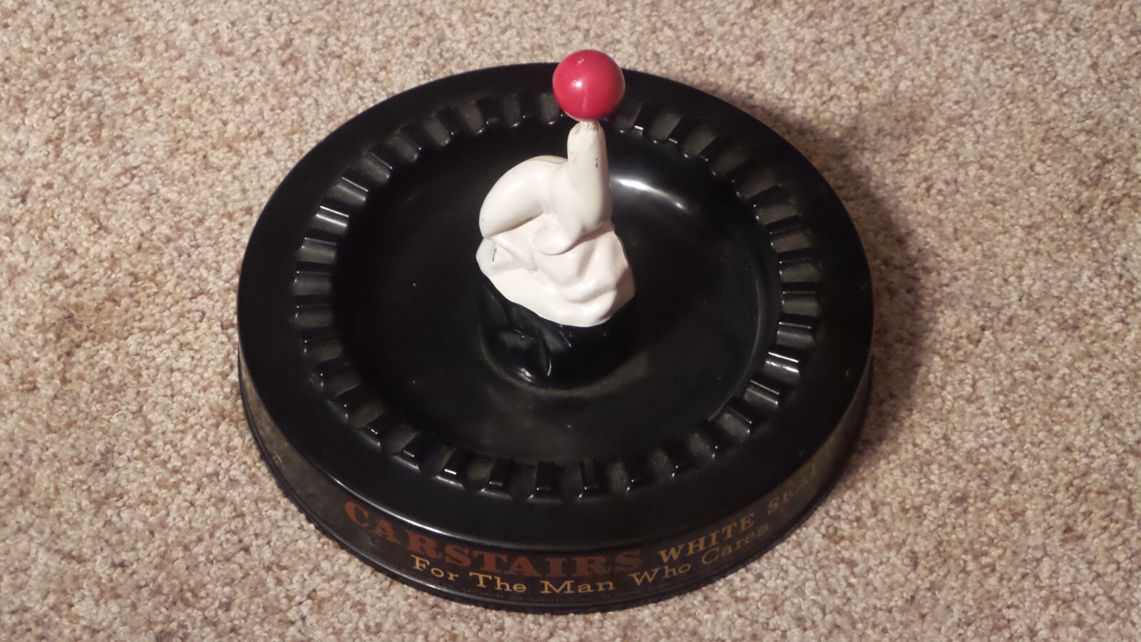 Vintage Carstairs White Seal Whiskey Advertising Ashtray ~NICE ONE~