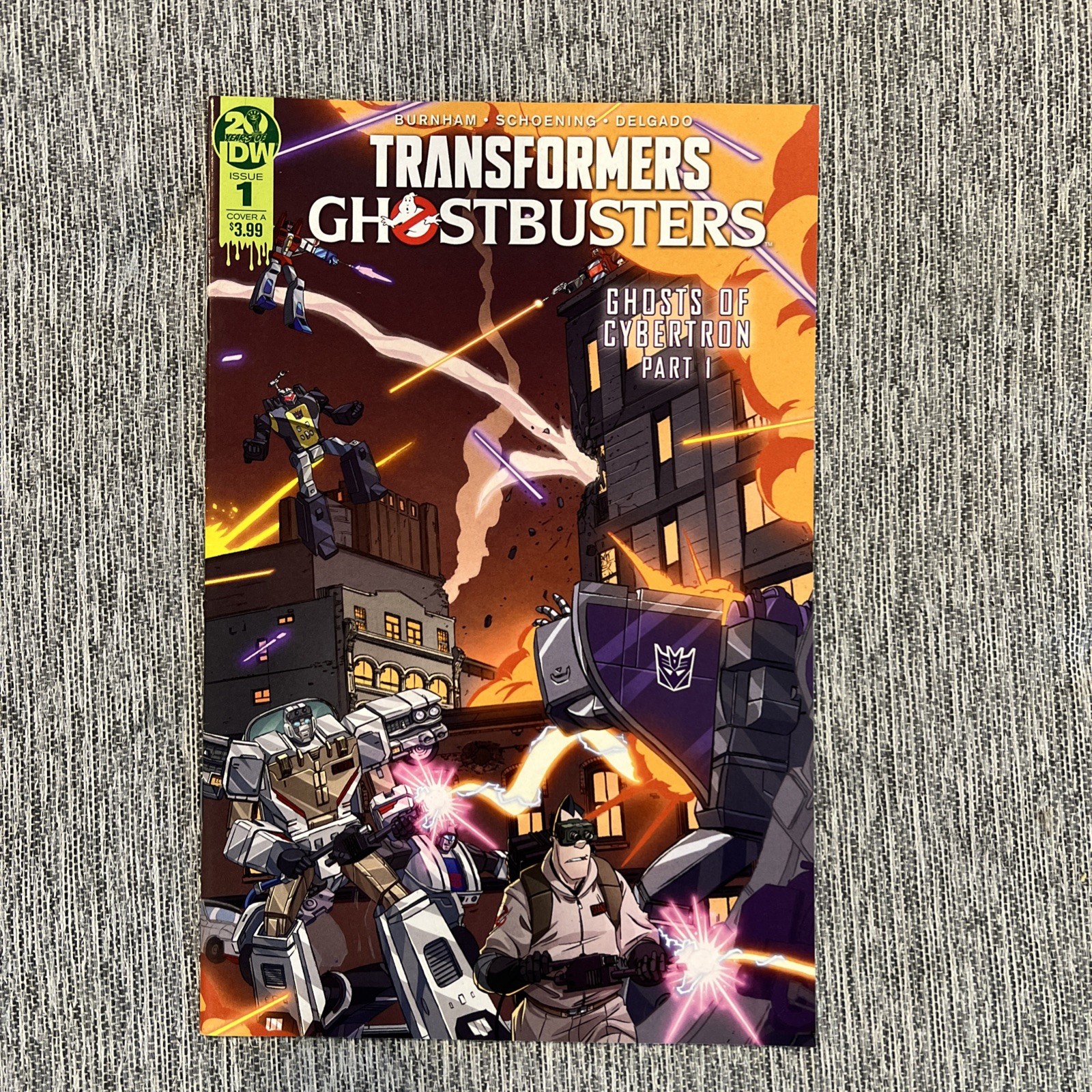 Transformers / Ghostbusters #1A Dan Schoening Cover 2019 🔥