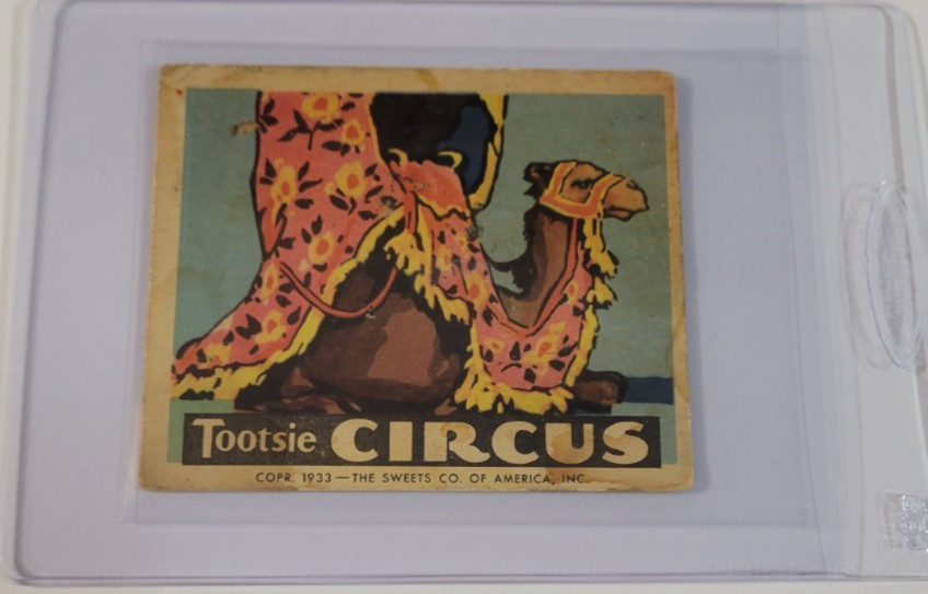1933 TOOTSIE CIRCUS The Camel R152 TRADING CARD The Sweets Co. of America * RARE