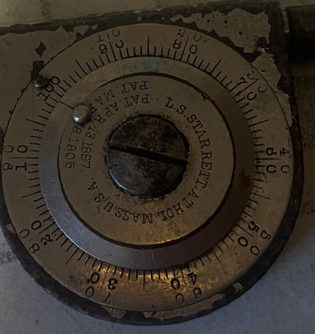 L.S. Starrett Revolution Counter RPM Gauge Speed Indicator Dial Machinist Tool