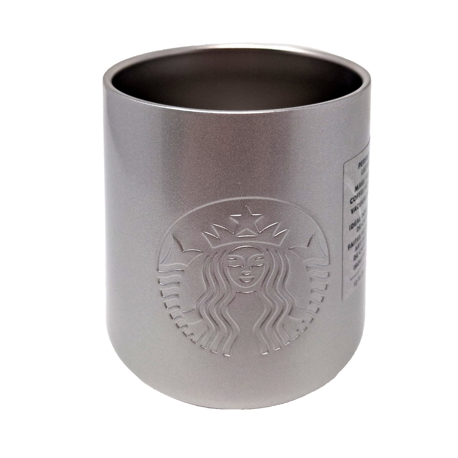 Metallic Starbucks - Perfect Pour Latte Mug Vacuum-Insulated Stainless Steel New