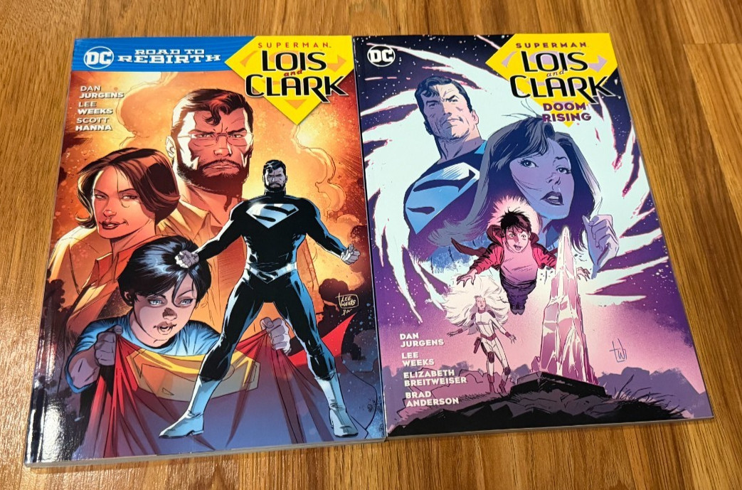 Superman: Lois and Clark - Road to Rebirth / Doom Rising 2-TPB Lot Jurgens Weeks