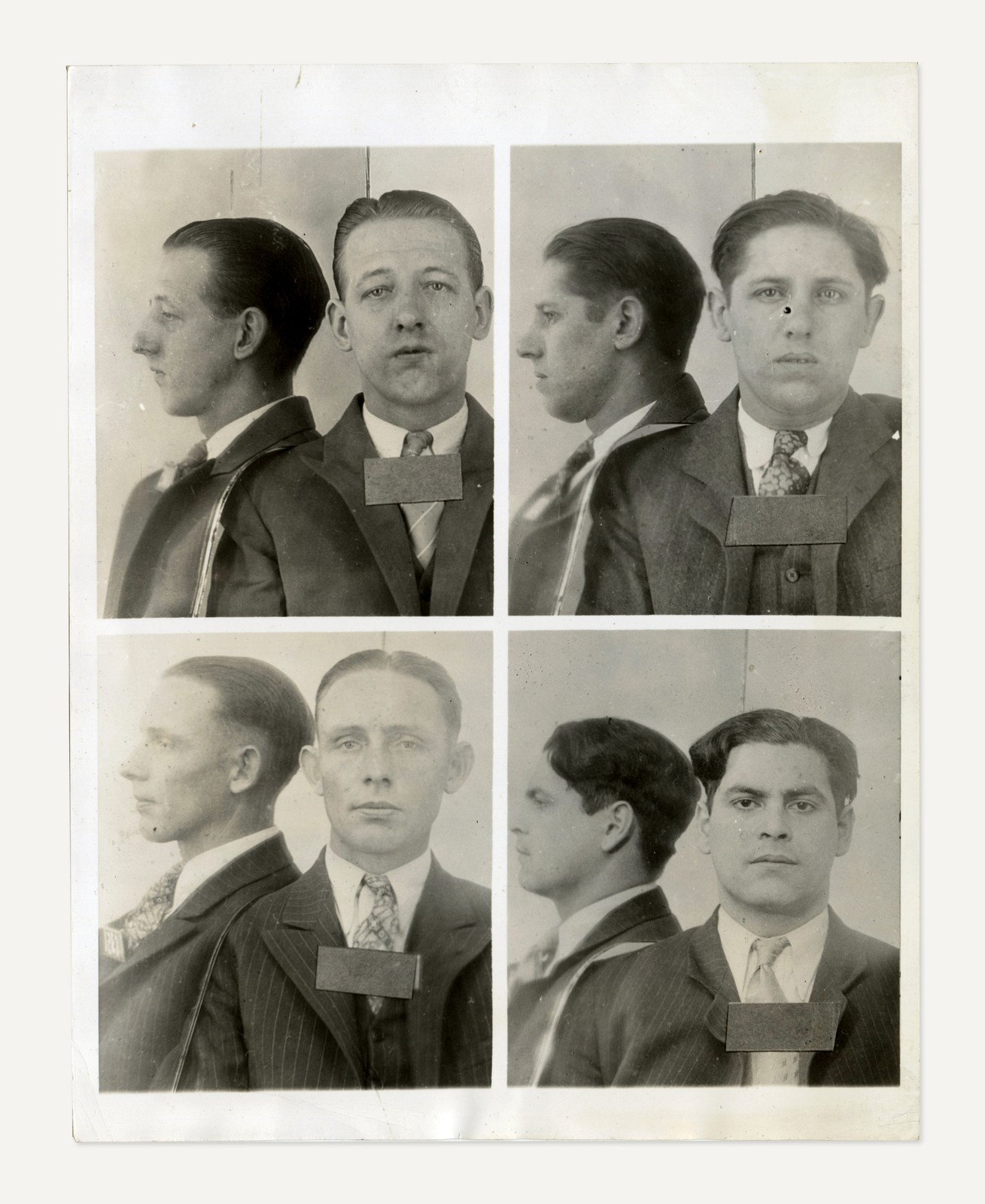 Mirror Mugshots San Quentin Prison Escapees Straight, Mackay, Cristy 1935 Photo