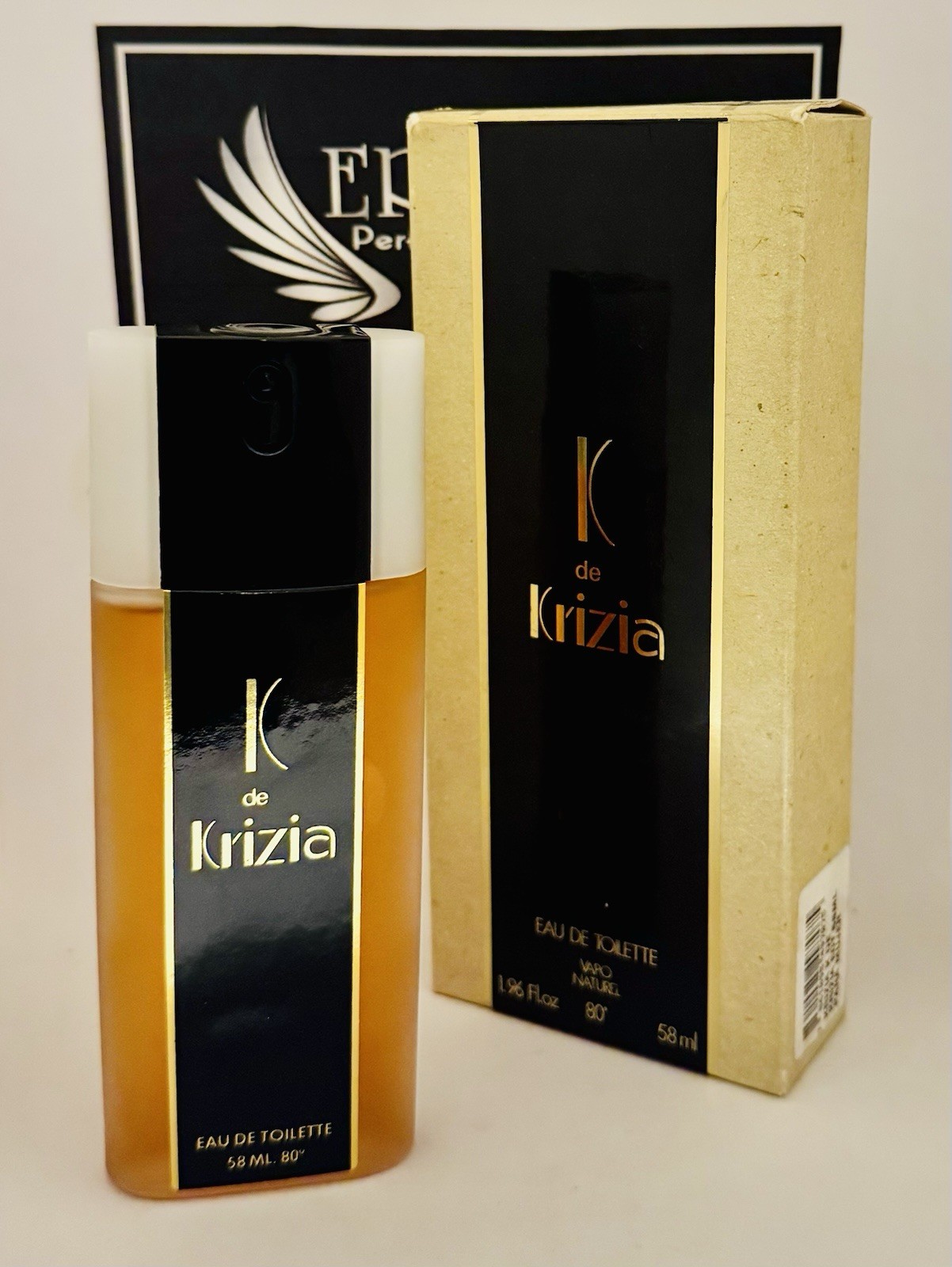 K De Krizia Eau De Toilette 1.96oz / 58 ML VINTAGE NIB