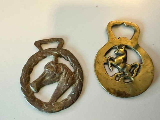 Horse Brass Medallions -set of 2 Horse Brass Medallions -set of 2