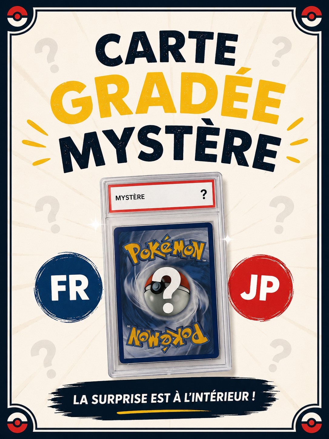 Mystery graded card FR/JAP 🇫🇷🇯🇵