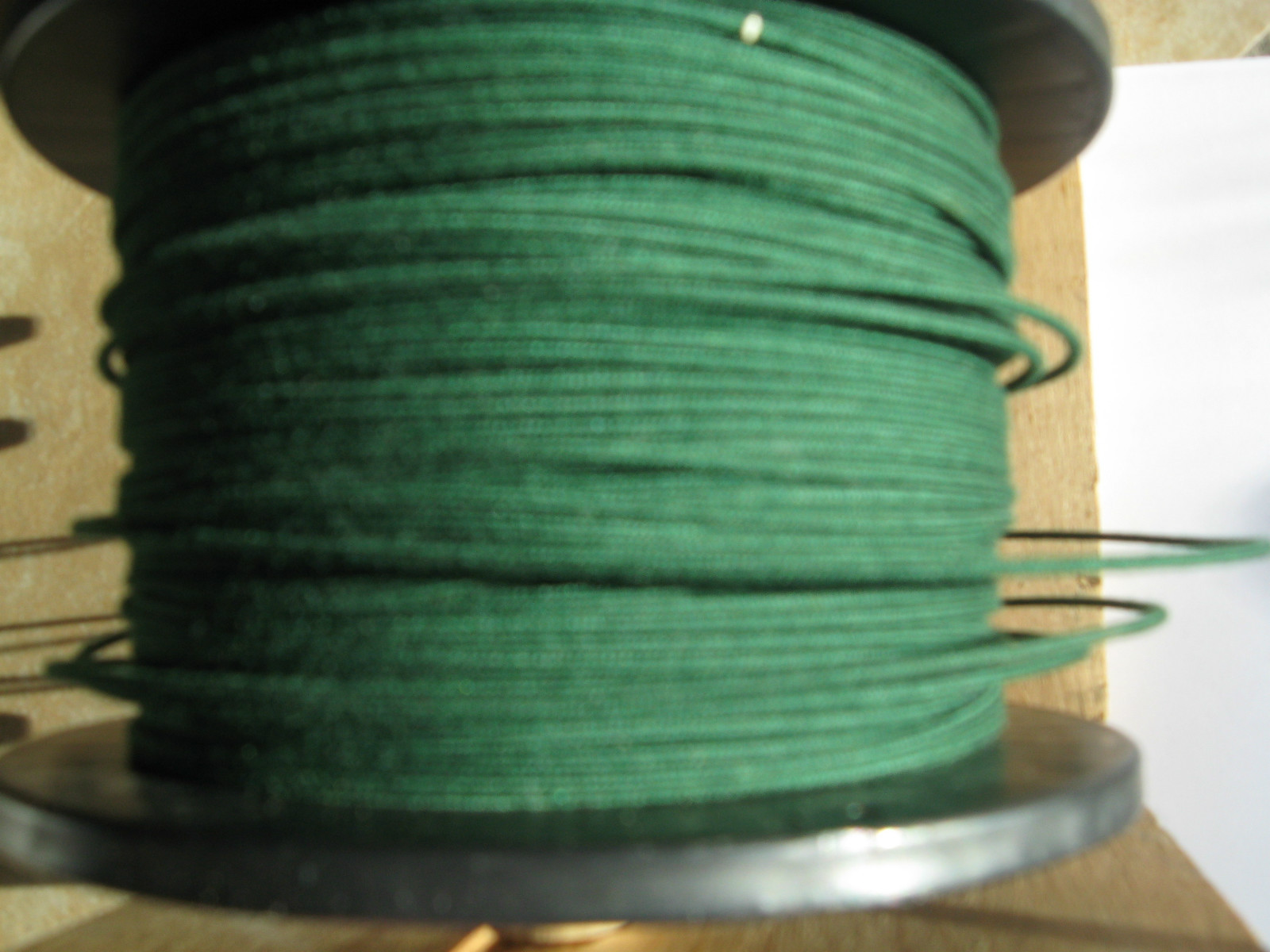 1920\'s Emerald Green Radio loop antenna wire, DeForest and more. 20AWG  100ft