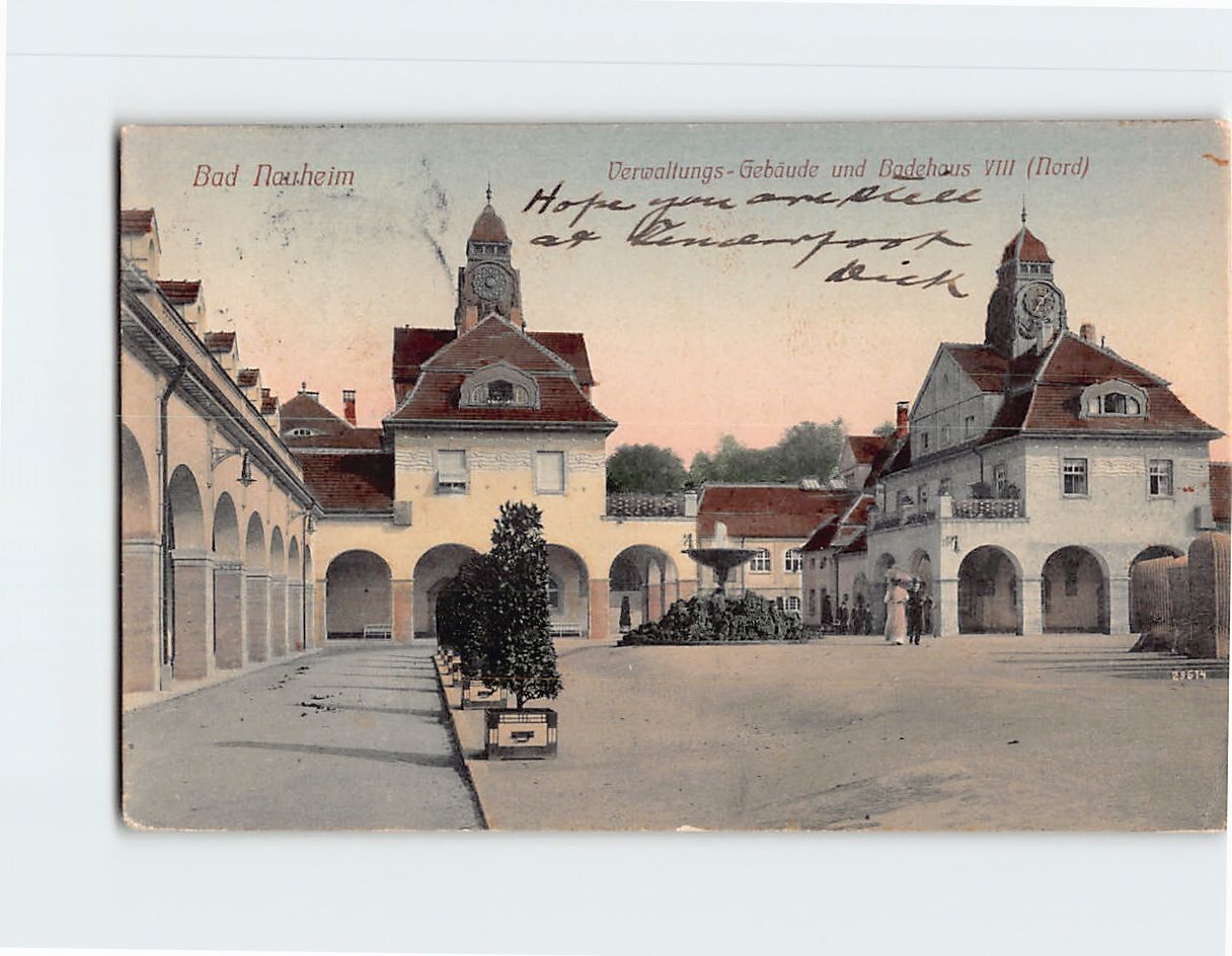 Postcard Bad Nauheim Germany