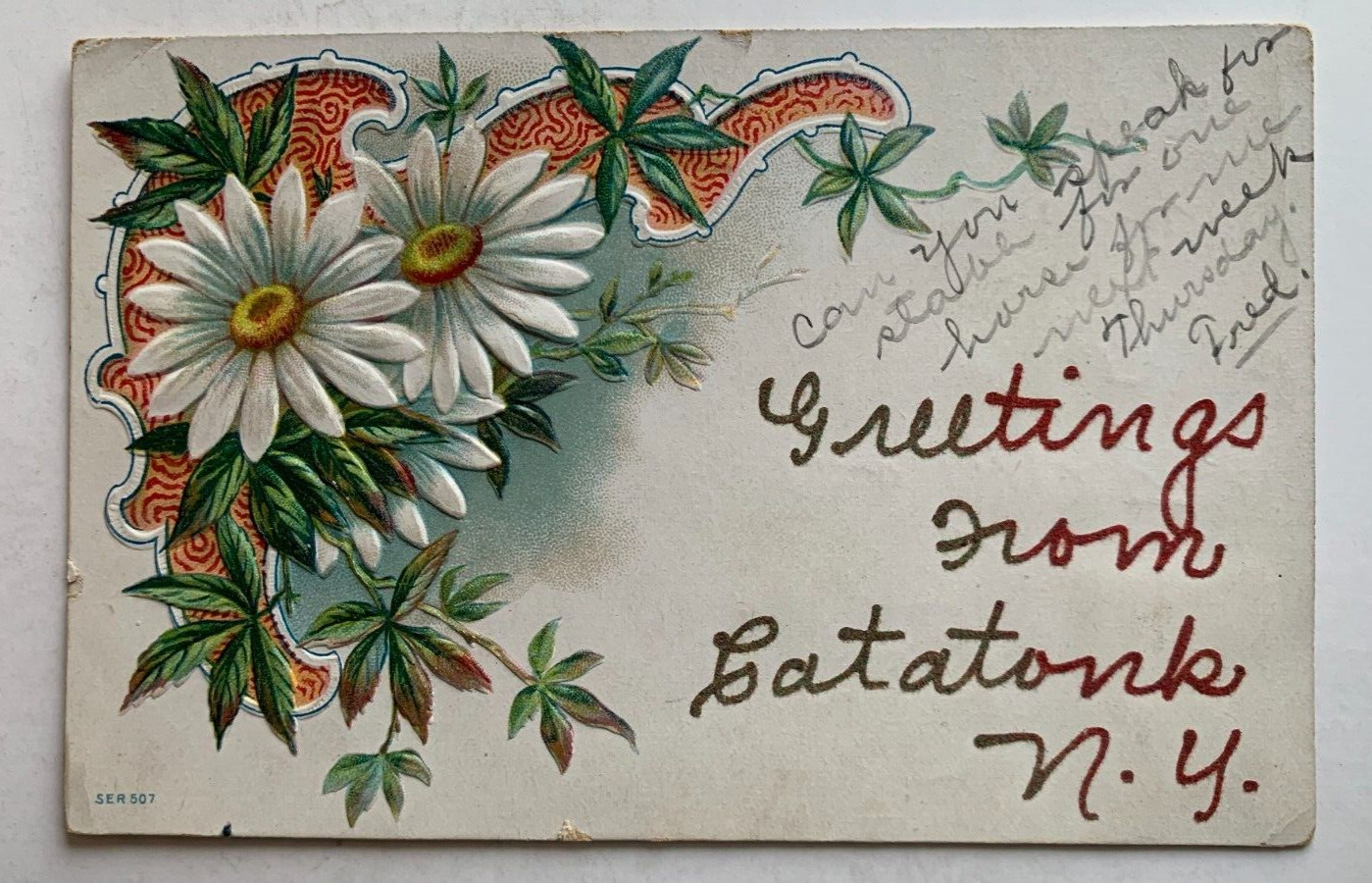 1908 NY Postcard 