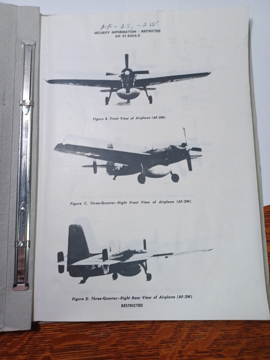 1952 Lockheed Grumman Aircraft AF-25 Preliminary Design Diagrams & info JRR51