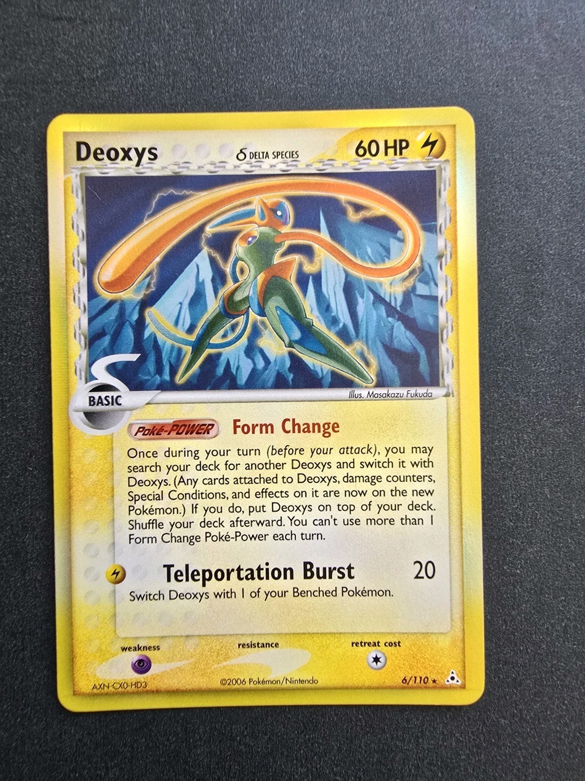 Pokemon TCG Deoxys 6/110 Delta Species Holo 2006 English