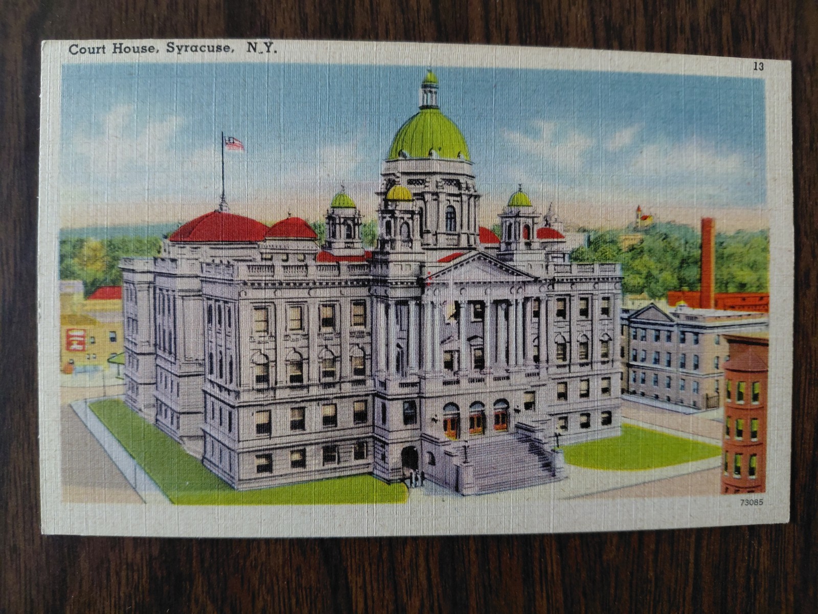 Syracuse NY Vintage Postcard Onondaga County Court House