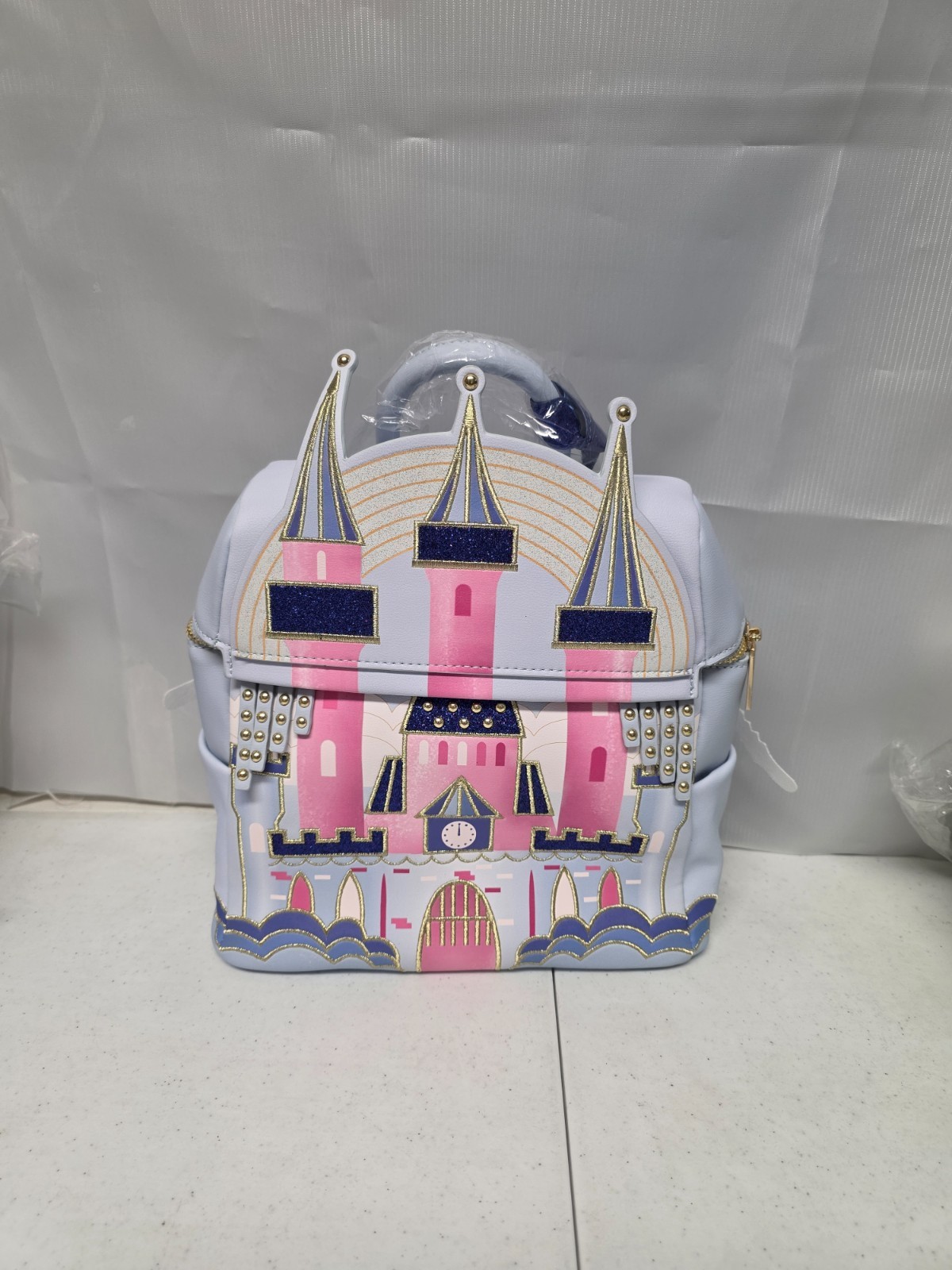 Danielle Nicole Disney Sleeping Beauty\'s Castle Mini Backpack NWT