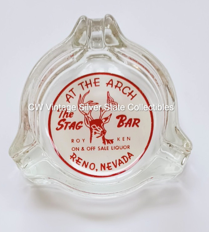 ca. 1950\'s Stag Bar Gaming Casino Ashtray Reno Nevada NV