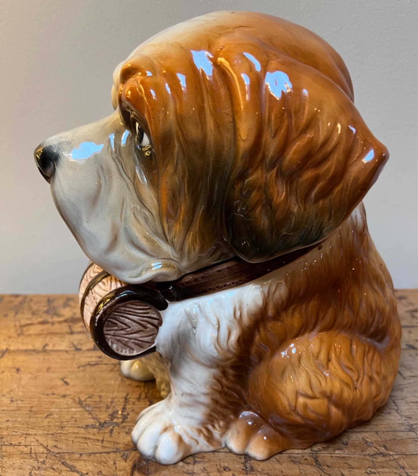 Great vintage St Bernard cookie jar