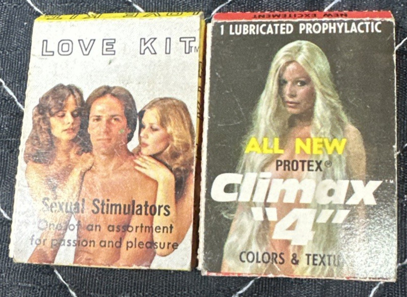 Vintage Novelty Condoms 1970s