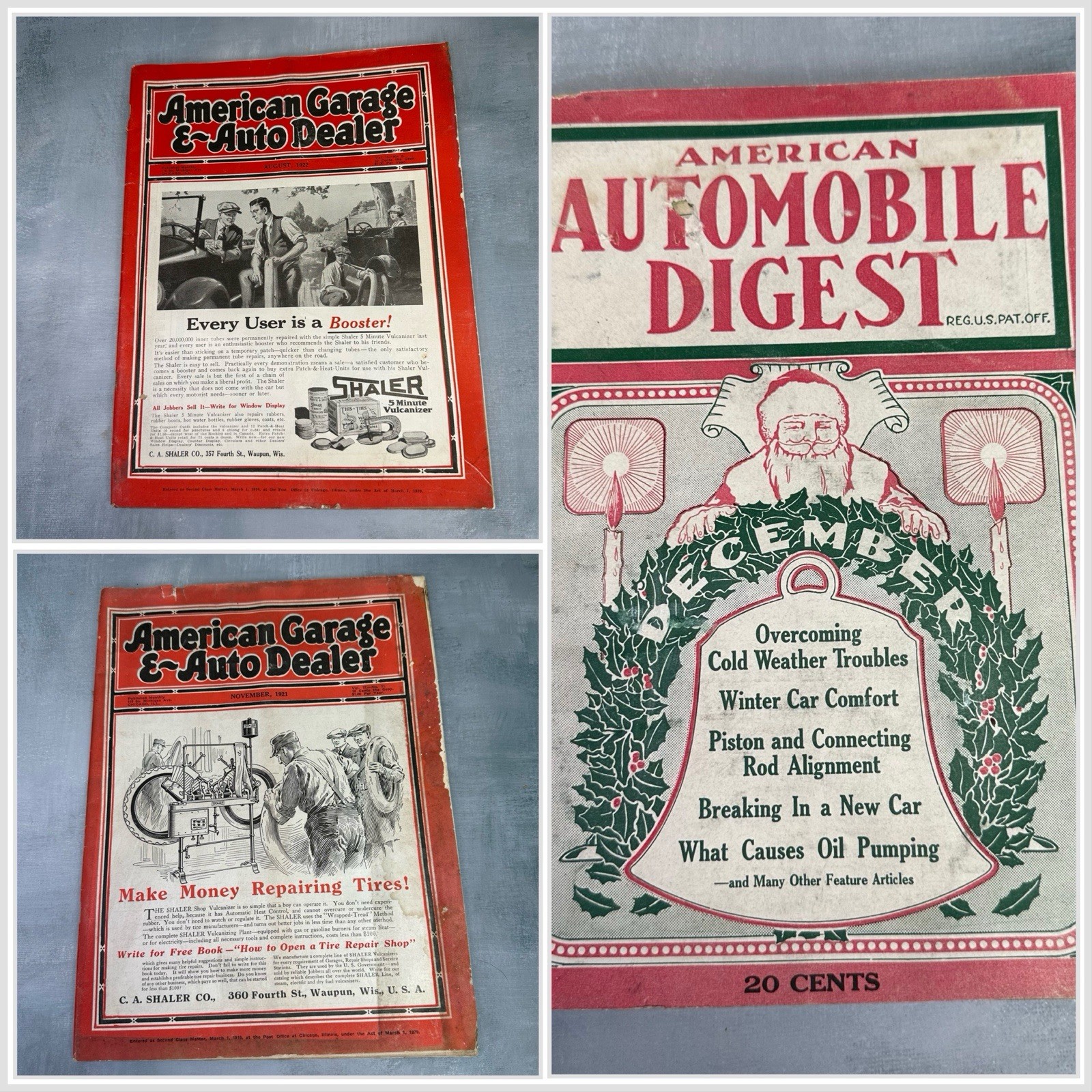 1921 & 1922 American Garage & Auto Dealer & 1922 American Automotive Digest 1921 & 1922 American Garage & Auto Dealer & 1922 American Automotive Digest