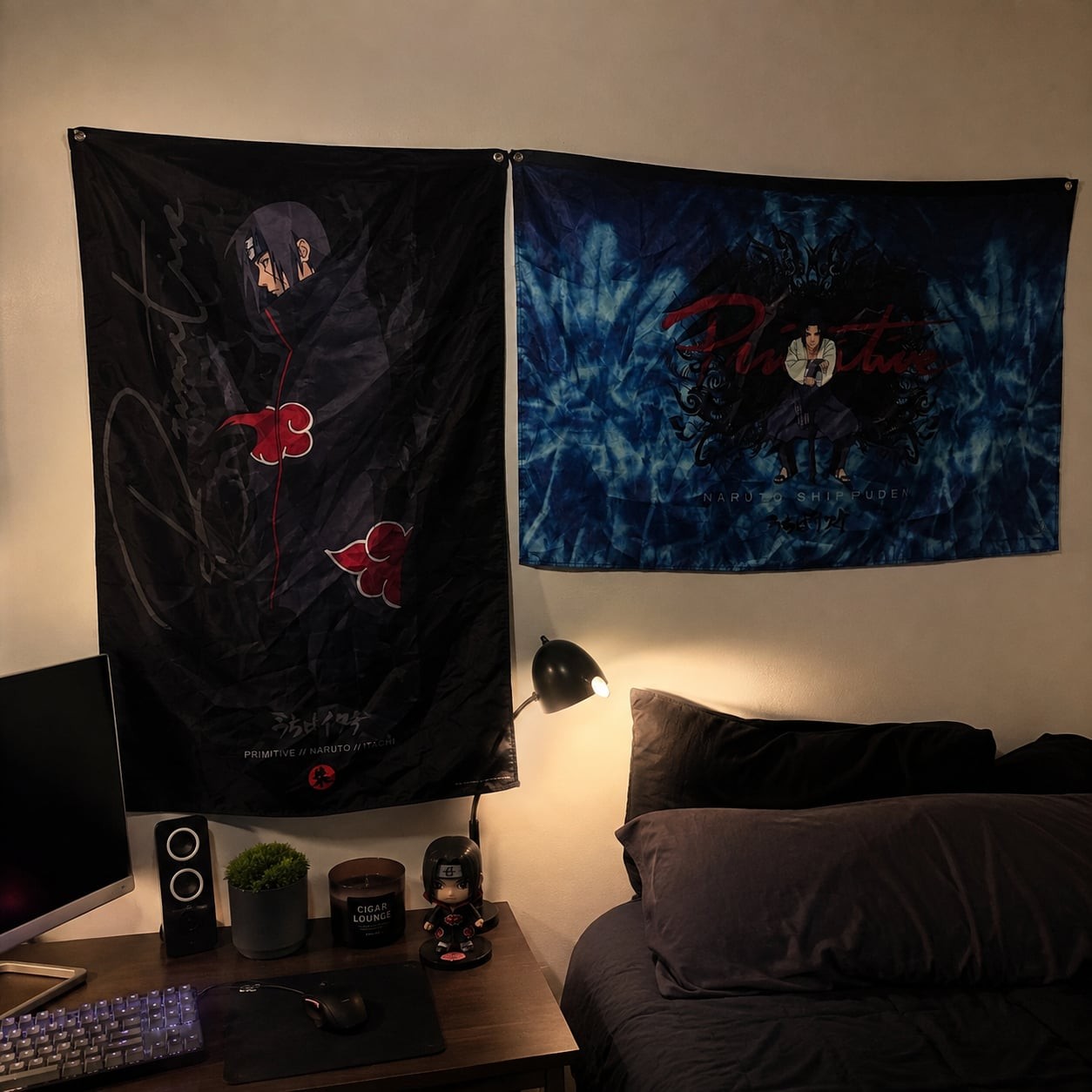 Primitive x Naruto Itachi & Sasuke Tapestry Set