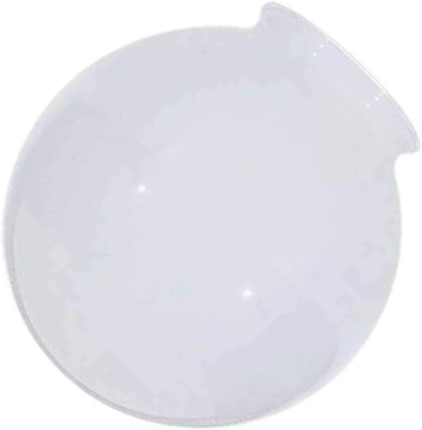 6-Inch White Glass Globe - 3-1/4-Inch Fitter Opening
