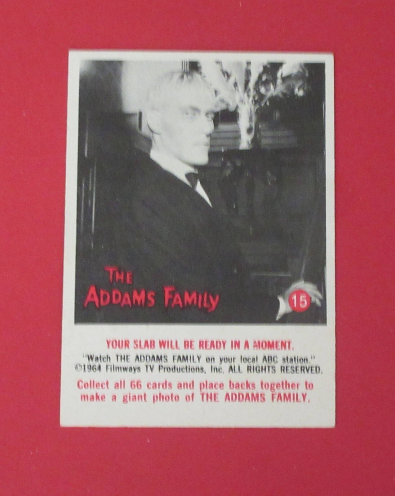 1964 Donruss The Addams Family Cards Complete Your Set - Multi Card Discount 1964 Donruss The Addams Family Cards Complete Your Set - Multi Card Discount