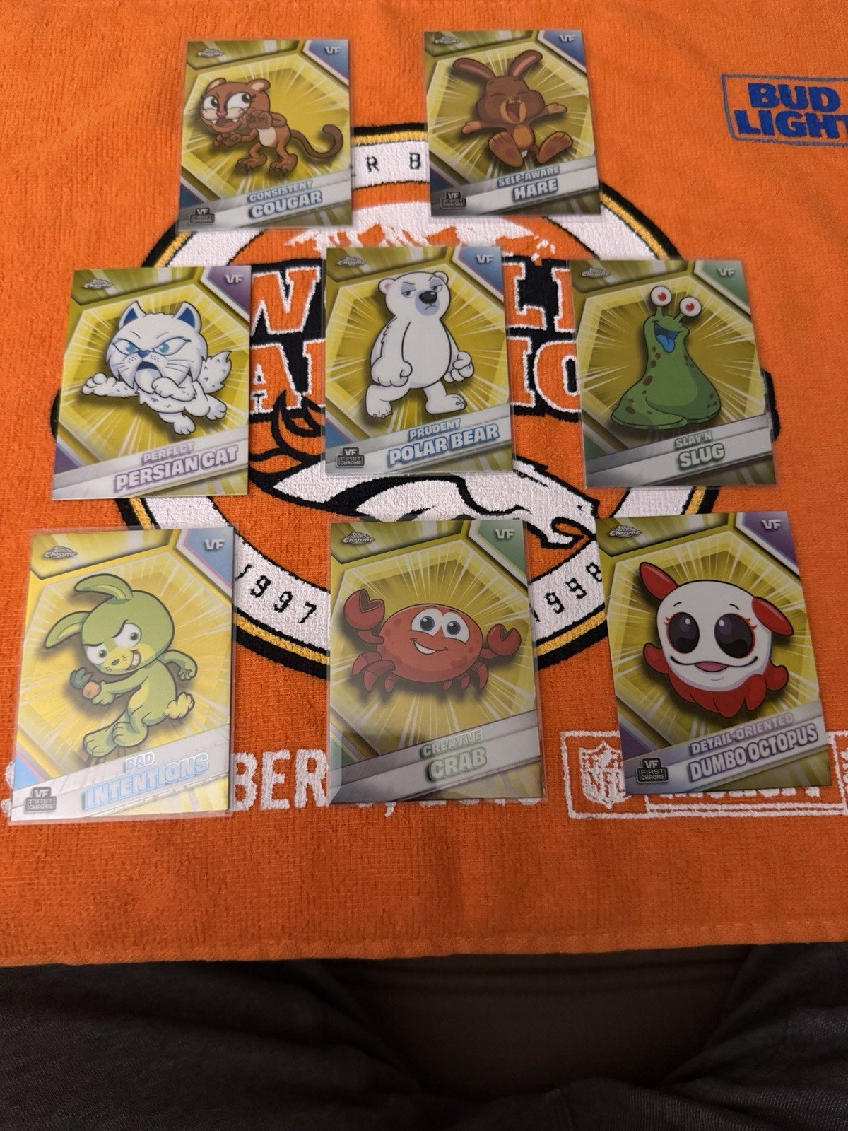 8 Card 2026 Topps Chrome VeeFriends Lot Bad Intentions Creative Crab Polar Bear